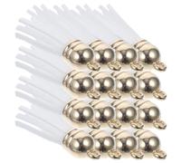 JOINPAYA Pompons pour la fabrication de bijoux en alliage blanc 50 pièces, accessoires légers pour bracelets et sacs à main