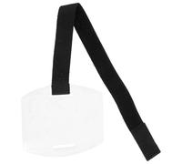 JOINPAYA Porte-Badge de Bras Fermeture Auto-agrippante Noire Étui pour Carte D’Identité et Carte de Crédit en PVC et Polyester Brassard Ajustable pour Sécurité Sociale et Usage