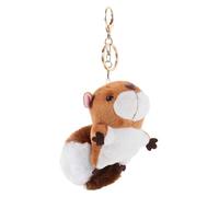 JOINPAYA Porte-clés Écureuil Peluche Pendentif Mignon Pour Sacs Porte-clés Décoratif Animal