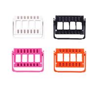 JOINPAYA Porte-embout de Meulage pour Manucure 4pcs en Pp Léger 16 Trous, Organiseur Créatif et Délicat pour Accessoires Nail Art