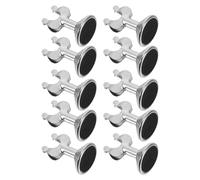 JOINPAYA Porte-Étiquettes Métalliques Forme U Argentée Lot de 10 Clips Inox pour Boulangeries et Présentoirs d'Étiquettes Alimentaires en Vitrine