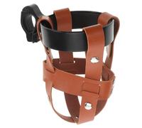JOINPAYA Porte Gobelet Vintage PU avec Support Noir Antichoc Montage Facile sans Outils pour VTT et Activités Outdoor Support Bidon Robuste et Pratique