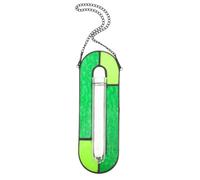 JOINPAYA Pot de Fleurs Suspendu en Verre Coloré pour Propagation Hydroponique, Design Mural Élégant avec Tubes en Verre Transparents, pour Petites Plantes en Appartement