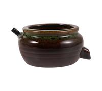 JOINPAYA Pot de Fontaine 11x7, 5x5, 7 Cm avec Bec en Céramique | Décor de Circulation D’eau, pour Aquarium et Bassin, Format Compact pour Jardin Zen Miniature