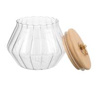 JOINPAYA Pots en Verre pour Poudre de Lessive Couvercle Étanche, Accessoires Cuisine Style Ferme, Boîte de Rangement pour Dosettes de Lessive Buanderie