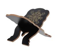 JOINPAYA Présentoir à Livres Religieux en Bois Foncé, Support Multifonction pour Bible et Prières, Étagère de Bureau Légère et Amovible, Support Stable pour Manuels Scolaires et Recettes,