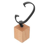 JOINPAYA Présentoir à Montres et Bijoux en Bois Massif de Hêtre Support de Rangement Compact Petit Format Base Résistante Anti-Rayures pour Bracelets et Colliers pour Vitrine et