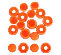 JOINPAYA Protecteurs de Vis D'équipement en Plastique Orange pour Aire de Jeux, 10 Capuchons de Boulons Faciles à Installer, Sécurité des Garçon et Filles Jardins et Parcs