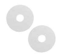 JOINPAYA Protection de Roue de Poussette en Absl Blanche, 2 Pièces, Entretien Rapide, Pour Chemins Urbains et Intérieurs, Compatible avec Berceau et Poussette