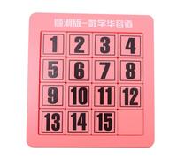 JOINPAYA Puzzle Numérique Mathématique Garçon Et Filles, Taille Compacte, Jouet Intellectuel Rose, Activité Éducative Précoce, Jeu Stimulant pour Développement Logique,