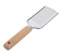 JOINPAYA Râpe Plate en Acier Inoxydable Manche en Bois Bleu, Zesteur de Légumes et Fruits Multifonction, Outil Cuisine Compact pour Éplucher et Râper Pommes de Terre, Citron, Fromage,