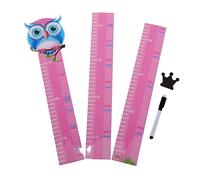 JOINPAYA Règle De Hauteur Pour Garçon Fille Autocollante Motif Animal Décoration Murale Animée Mesure Garçon Fille