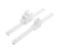 JOINPAYA Releveur de Barrière de Lit Rail de Levage Plastique Blanc Mouvement Fluide Haut et pour Berceaux de et Tout-Petits