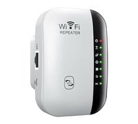 JOINPAYA Répéteur WiFi Extérieur Puissant 300m Amplification du Signal, Prévention Perte et Sécurité Maximale, Plastique Blanc pour Grandes Maisons et Plusieurs Appareils