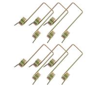 JOINPAYA Ressorts de Compatible Poubelle à Clapet en Métal Plaqué Zinc Lot de 6 Pièces de Remplacement Solide pour Couvercle de Poubelle