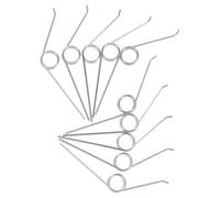 JOINPAYA Ressorts de Torsion pour Couvercle de Poubelle, Accessoires de Remplacement 0,9 X 8,4 Cm, Lot de 10 Pièces en Métal, Compatibles Poubelles Intérieur et Extérieur, Mécanisme Solide