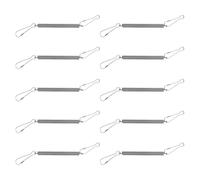 JOINPAYA Ressorts en Acier Inoxydable pour Abreuvoir à Lapin avec 2 Clips, Lot de 20, Fixation Suspendue pour Distributeur d'eau, Extension Jusqu'à 40 Cm, Accessoires Cage Petits Animaux