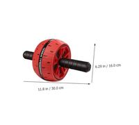 JOINPAYA Roue Abdominale Large avec Poignée Ergonomique Équipement de Fitness pour Entraînement Musculaire Roulettes Silencieuses avec Genouillère pour Exercices de Gainage et Abdominaux