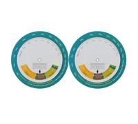 JOINPAYA Roue de Calcul de L'imc Facile à Lire en Plastique 2pcs Capteurs Haute Précision Outil Pratique Suivi du Poids à Domicile Milieu