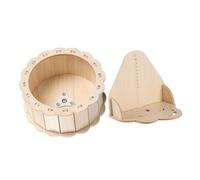 JOINPAYA Roue Exercice Bois pour Hamster Petite Roue Silencieuse Adaptée Aux Écureuils Et Autres Petits Animaux