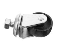 JOINPAYA Roue Remorque en Métal pour Cric Horizontal Hydraulique, Roulettes de Remplacement Solide Filetage de 16mm Mouvement Facile Maniabilité