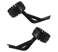 JOINPAYA Roues D’Entraînement Vélo Garçon et Filles 16 Pouces Petites Roues Stabilisatrices Universelles Noires Adaptées pour Apprentissage Vélo Garçon Fille Accessoires D’Équilibre