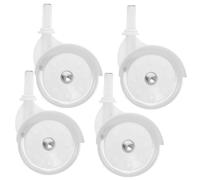 JOINPAYA Roues de rechange pour trotteurs pour bébé : 4 roues de marche 3,5 x 2,3 pouces roues universelles roulettes de meubles avec frein roue libre silencieuses Convient aux accessoires de