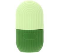 JOINPAYA Rouleau de Massage Facial en Silicone Vert, Moule à Glaçons pour Visage Compact et Portable, Outil de Soin Peau Multifonction pour Rafraîchir, Apaiser et Réduire les Poches, Soin