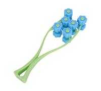 JOINPAYA Rouleau de Menton en Plastique Vert Clair Poignée Ergonomique pour Massage Facial, Outil de Massage du Visage pour Femmes, Favorise la Circulation Sanguine