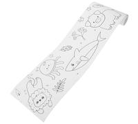 JOINPAYA Rouleau de Papier à Dessin Blanc pour Garçon et Filles Toile de Graffiti Pratique et Facile à Transporter pour Coloriage Géant et Activités Créatives la Maison