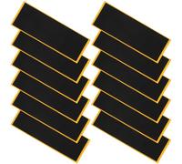 JOINPAYA Ruban Adhésif Antidérapant en Mousse 12 Pièces 38x110 Mm Noir pour Fingerboard et Mini-Skateboard, Grips en Mousse pour Skate des Doigts, Accessoires de Finger Skate pour Jeux