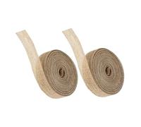JOINPAYA Ruban de Jute Naturel 2 Rouleaux X 10 M 3 CM Ruban Décoratif pour Emballages Présents Décorations Mariage et Artisanat DIY Sangle en Toile de Jute Rustique pour Bouquets et