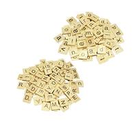 JOINPAYA Sac Jeu De Puzzle Éducatif Bois pour Garçon Fille Lettres Lettres Jetons De Alphabet Anglais