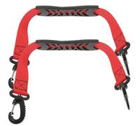 JOINPAYA Sangle de Fixation pour Chaussures de Ski en Nylon Rouge, 2 Pièces, Résistante à l'usure, Confortable Transport Facile en Extérieur Pistes