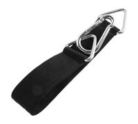 JOINPAYA Sangle Suspendre pour Balançoire Et Hamac Usage Intérieur Et Extérieur 50 Cm Noire Crochet Renforcé Sangle De Sécurité Renforcée Corde De Poulie pour Équipement De Gym