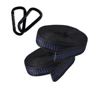 JOINPAYA Sangles de Fixation Générales pour Hamac en Polyester Boucles Robustes, Solide, Kit Complet pour Suspension en Extérieur Lors de Randonnée ou Pêche