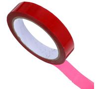 JOINPAYA Scellés inviolables ruban inviolable rouge en PET avec distributeur, marque visible au décollage, pour emballage et transport, scellage anti-falsification