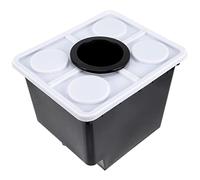 JOINPAYA Seau De Culture Hydroponique Panier 10 l pour Jardinière Légumes sans Sol Noir Balcon Serrage Système Jardin Hydroponique Agricole Plastique Résistant