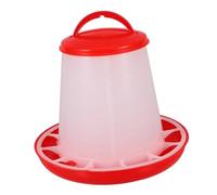 JOINPAYA Seau de Poulet mangeoire de poulailler mangeoir de Poulet extérieur bac à Eau pour volaille mangeoire à cailles Distributeur de Nourriture pour Poussins volet de volaille Plastique