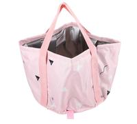 JOINPAYA Seau pour Se Laver les Pieds Pliable Grosse Taille, Paquet de Lavabo Rose Triangulaire, Bassin de Bain de Pieds Portable pour Camping, Voyages et Spa, Paquet de Spa Multifonction