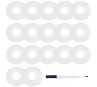 JOINPAYA Séparateurs de Taille pour Vêtements en Plastique Léger, Lot de 30 avec Stylo, Organiseurs de Placard pour Penderie Adulte et Garçon et Filles, Outil de Tri et Rangement Dressing