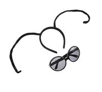JOINPAYA Serrage-tête D'antenne Insecte 1 Set Taille Unique Accessoire Cosplay Bandeau D'antenne Pour Cheveux Abeille Fourmi Costume Fête Lunettes De Cosplay