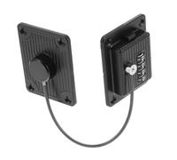 JOINPAYA Serrure à Combinaison Sans Perçage Pour Réfrigérateur Et Armoire Sécurité Garçon Et Filles, Verrouillage Ajustable Par Code, Matériau Solide, Protection Multiples Usages Pour Bébé, Lot 1 Noir