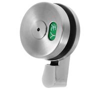 JOINPAYA Serrure de Porte Indicateur de Confidentialité Vacant/engagé en Acier Inoxydable sans Clé 1 Set Complet pour Toilettes Publiques et Résidentielles