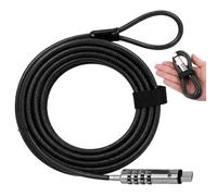 JOINPAYA Serrure USB Antivol pour Ordinateur Portable avec Câble Résistant Verrouillage par Code à Roues Protection Physique et Blocage des Données Compatible Ports Non USB Étudiants