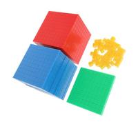 JOINPAYA Set de Cubes Mathématiques Éducatifs pour Apprentissage Comptage à École Primaire Modèle Pédagogique Sûr et Ludique pour Garçon Fille Aide à Comprendre Les Chiffres Numération