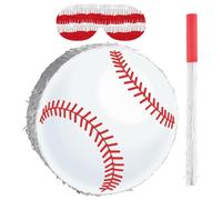 JOINPAYA Set Pinata Baseball Sport avec et Bandeau Jeu Anniversaire Garçon Fille Décoration Thème Sportive Remplissage Confettis et Favors