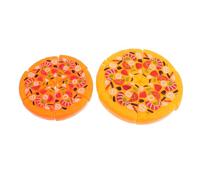JOINPAYA Simulation de Pizza Jouets de Découpe Jouets Éducatifs pour Garçon et Filles 2 Pièces Développement des Capacités Pratiques Jeu Alimentaire