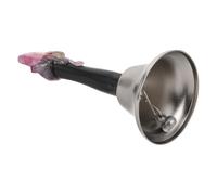 JOINPAYA Sonnette à Main en Cristal avec Poignée 17 CM Cloche Rétro en Alliage Poli Cloche D’Autel Décorative pour Bureau et Rituels Sonore pour Signaler Repas et Réveil