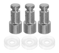 JOINPAYA Soupape en Acier Inoxydable Résistante la Corrosion et Haute Température avec Joint en Caoutchouc Lot de 3 Pcs pour Autocuiseur 4l/5l/6l